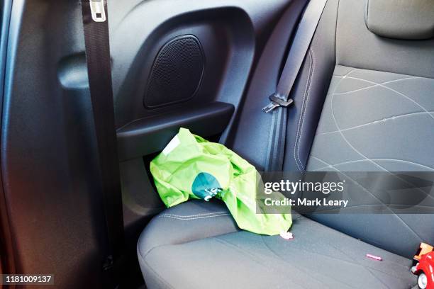 car interior with random cables and messy interior - car interior stock pictures, royalty-free photos & images