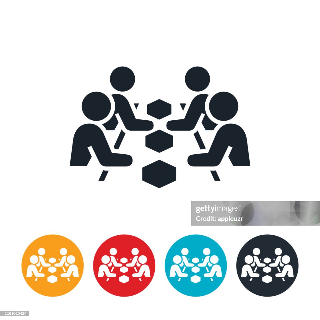 Production Line Workers Icon