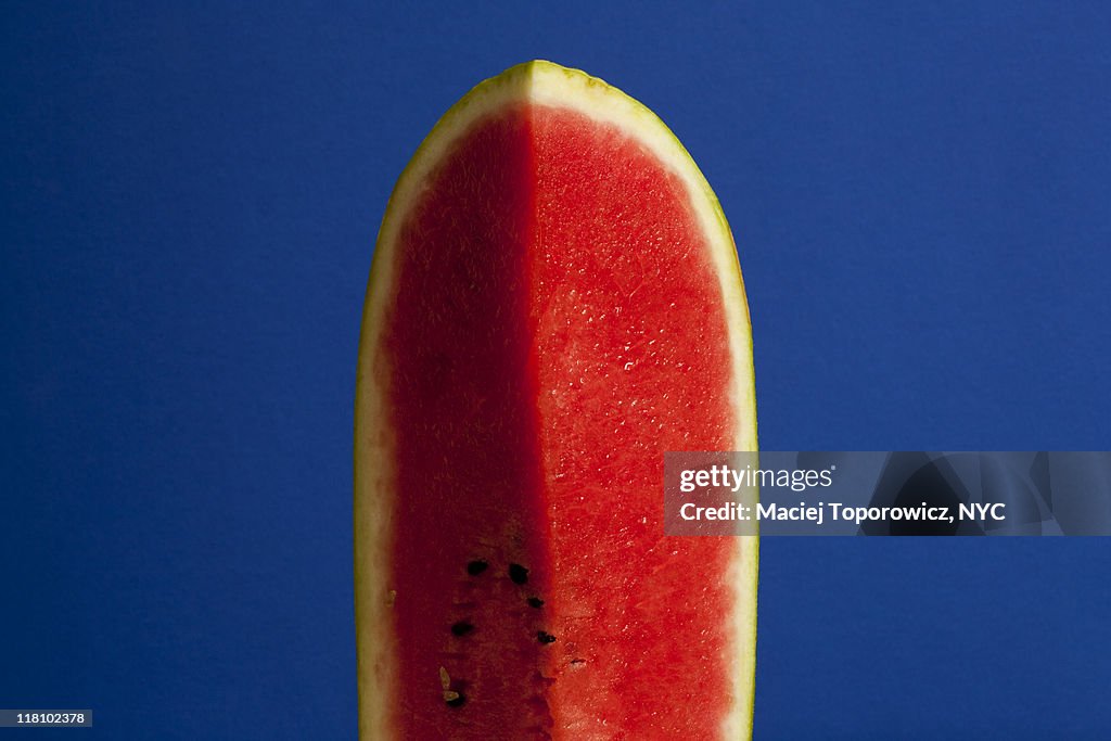 Cut watermelon