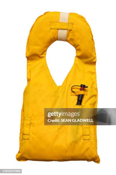 isolated life jacket - flytväst bildbanksfoton och bilder