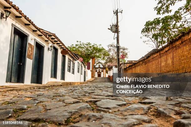 historic city of tiradentes in minas gerais was founded in 1702 - proclamation of the republic brazil stock pictures, royalty-free photos & images
