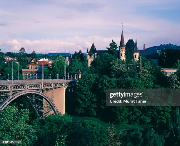 bridge in bern - berne canton stock pictures, royalty-free photos & images