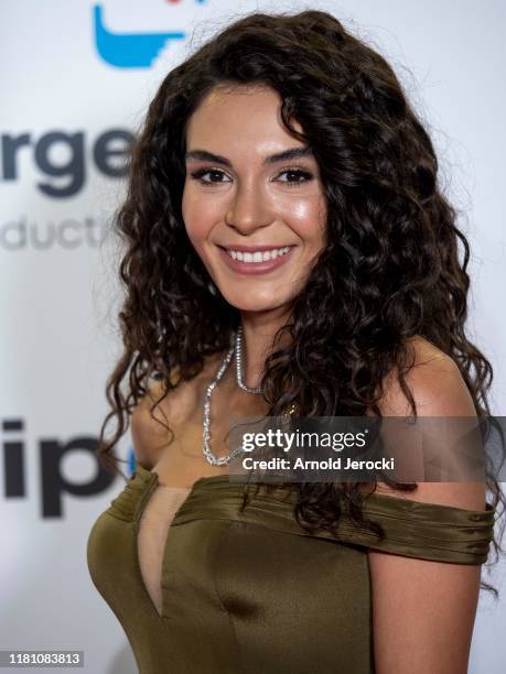 Ebru Sahin attends the opening ceremony of MIPCOM 2019 on October 14, 2019 in Cannes, France.