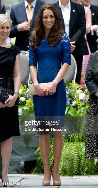 Catherine, Duchess of Cambridge attends a Freedom of the City Ceremony outside City Hall on day 4 of the Royal Couple's North American Tour, July 3,...