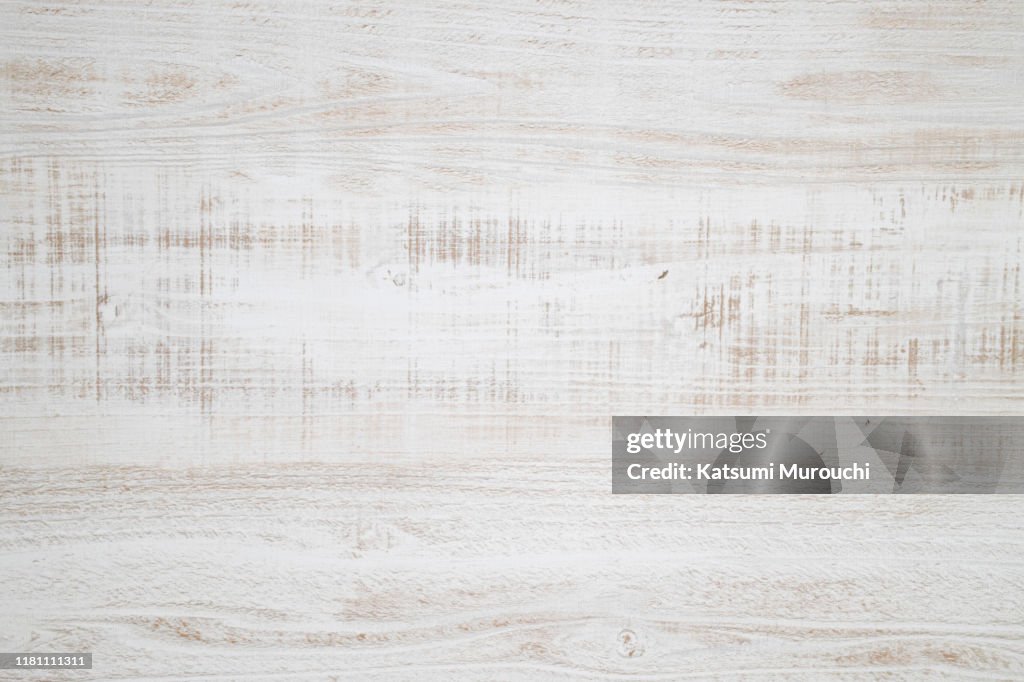 White wood board texture background