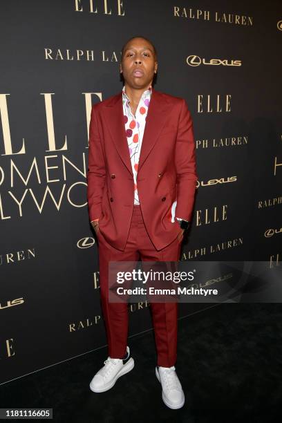 Lena Waithe attends ELLE's 26th Annual Women In Hollywood Celebration Presented By Ralph Lauren And Lexus at The Four Seasons Hotel Los Angeles on...