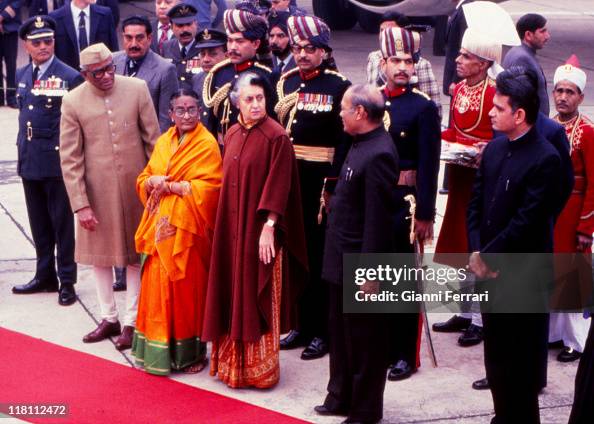 Vm Reddy The President of India, Neelam Sanjiva Reddy , his wife, and the ...