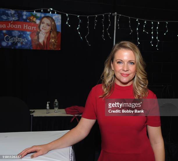 Melissa Joan Hart attends the 2019 Christmas Con at New Jersey Convention and Exposition Center on November 8, 2019 in Edison, New Jersey.