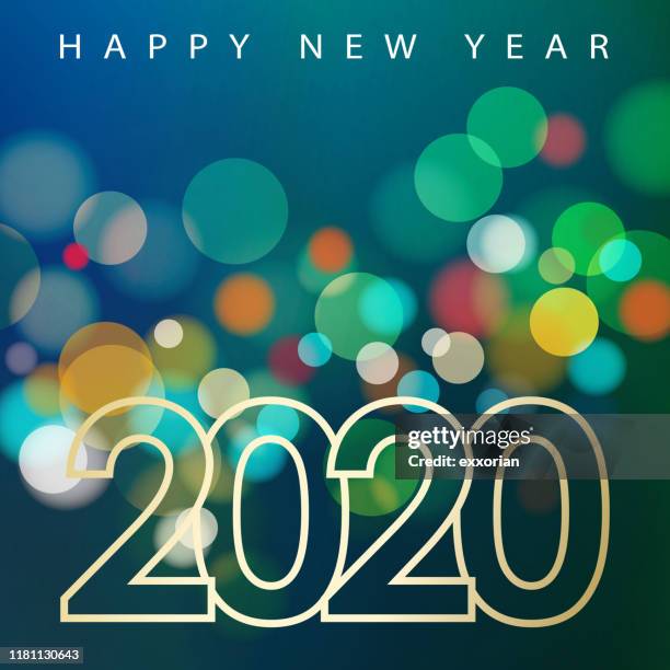 neujahrsfeiern 2020 - 2020 stock-grafiken, -clipart, -cartoons und -symbole