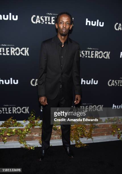 Barkhad Abdi arrives at the premiere of Hulu's "Castle Rock" Season 2 at the AMC Sunset 5 on October 14, 2019 in Los Angeles, California.
