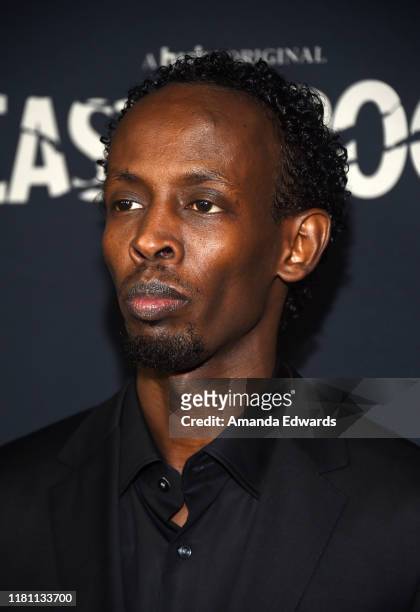 Barkhad Abdi arrives at the premiere of Hulu's "Castle Rock" Season 2 at the AMC Sunset 5 on October 14, 2019 in Los Angeles, California.