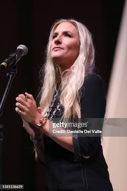 Holly Williams performs onstage at Music City Center on October 14, 2019 in Nashville, Tennessee.