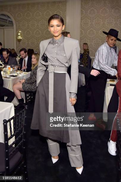 Zendaya attends ELLE's 26th Annual Women In Hollywood Celebration Presented By Ralph Lauren And Lexus at The Four Seasons Hotel Los Angeles on...