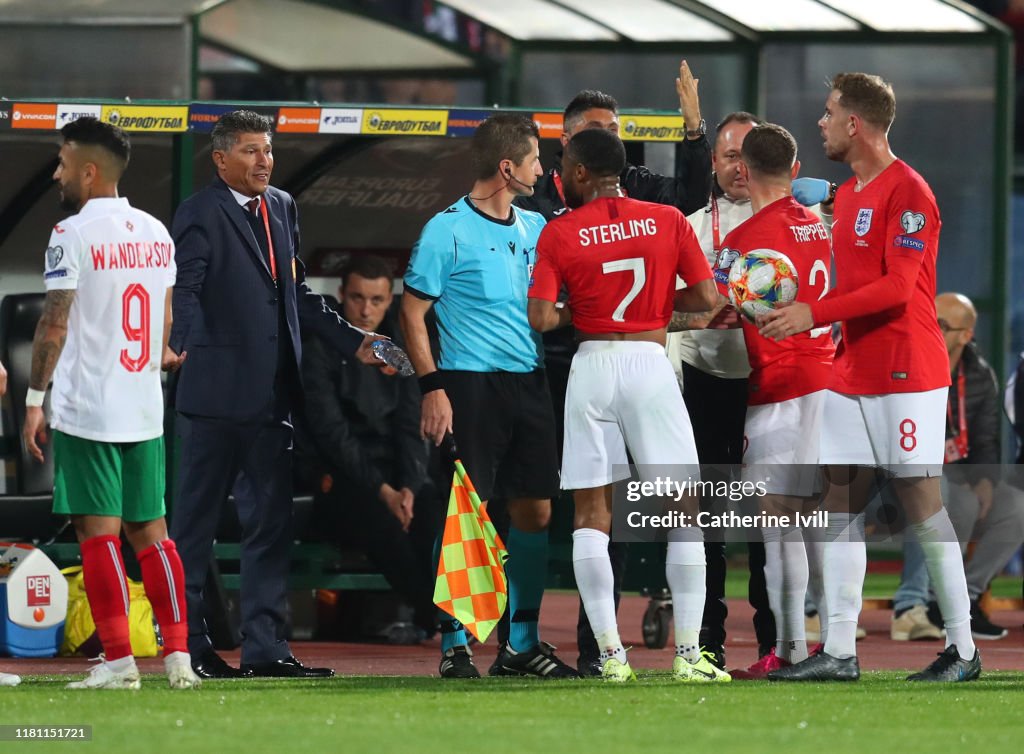 Bulgaria v England - UEFA Euro 2020 Qualifier