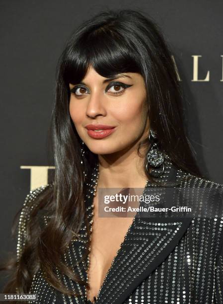 Jameela Jamil attends the 2019 ELLE Women In Hollywood at the Beverly Wilshire Four Seasons Hotel on October 14, 2019 in Beverly Hills, California.