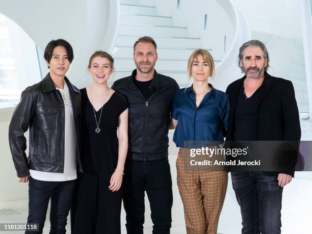 Tomohisa Yamashita, Katherine O’Donnelly, Alexandre Willaume, Laura Bach and John Lynch attend ' The head ' photocall during day two of the MIPCOM...