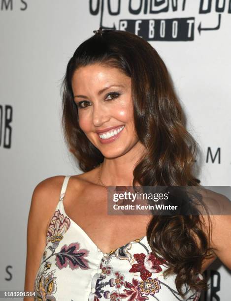 Shannon Elizabeth arrives at the premiere of Saban Films' "Jay & Silent Bob Reboot" at TCL Chinese Theatre on October 14, 2019 in Hollywood,...