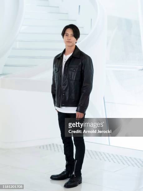 Tomohisa Yamashita attends ' The head ' photocall during day two of the MIPCOM 2019 on October 15, 2019 in Cannes, France.