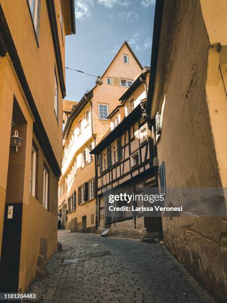 germany, tübingen, burgsteige - tübingen stock pictures, royalty-free photos & images