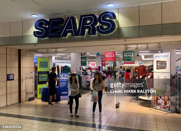 Sears department store in West Covina, California that is due for closure after its parent company announced another 96 Sears and L-Mart stores will...