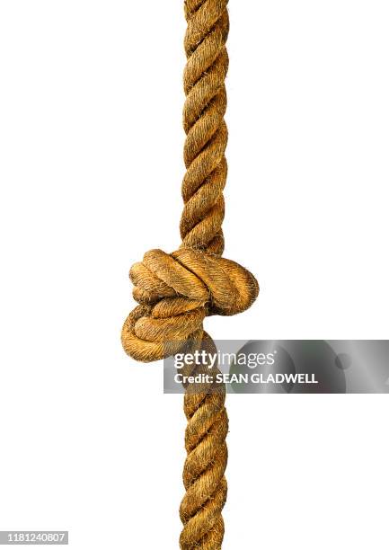 rope knot - rope knot stock pictures, royalty-free photos & images