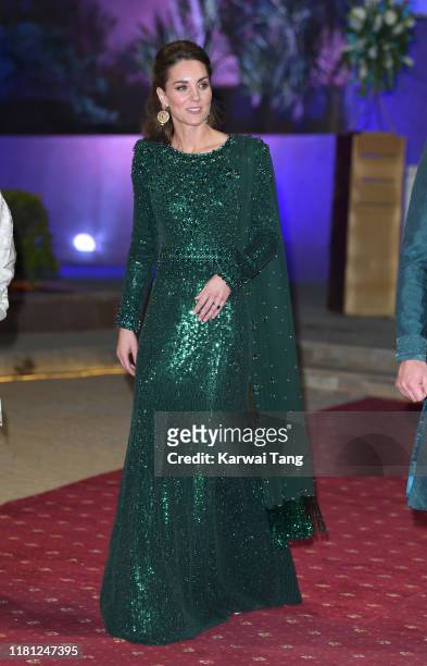 Catherine, Duchess of Cambridge with Prince William, Duke of Cambridge attend a special reception hosted by the British High Commissioner to Pakistan...