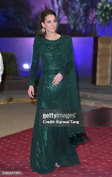 Catherine, Duchess of Cambridge with Prince William, Duke of Cambridge attend a special reception hosted by the British High Commissioner to Pakistan...