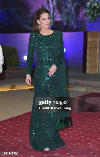 Catherine, Duchess of Cambridge with Prince William, Duke of Cambridge attend a special reception hosted by the British High Commissioner to Pakistan...