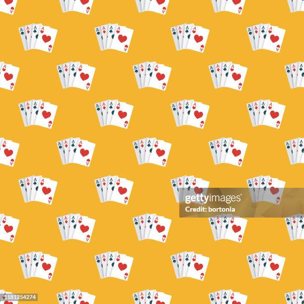 Playing Cards Seamless Game Pattern High-Res Vector Graphic - Getty Images