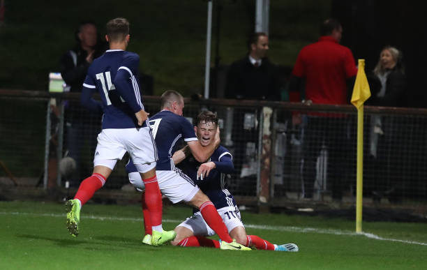 GBR: Scotland v Germany - UEFA Under 19 European Qualifier