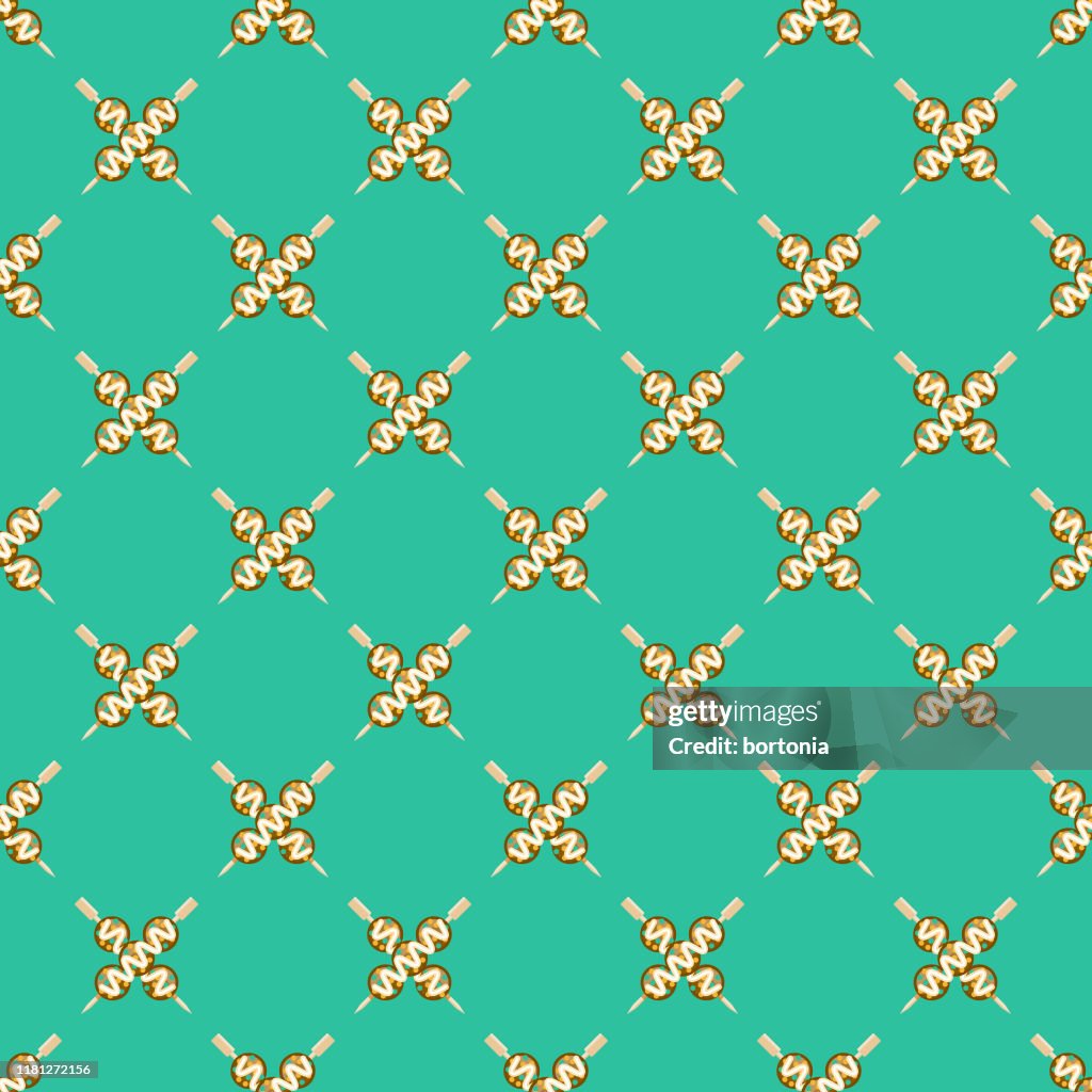 Takoyaki Japanese Food Pattern