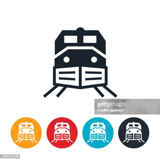 illustrations, cliparts, dessins animés et icônes de icône de train de fret - train de marchandises