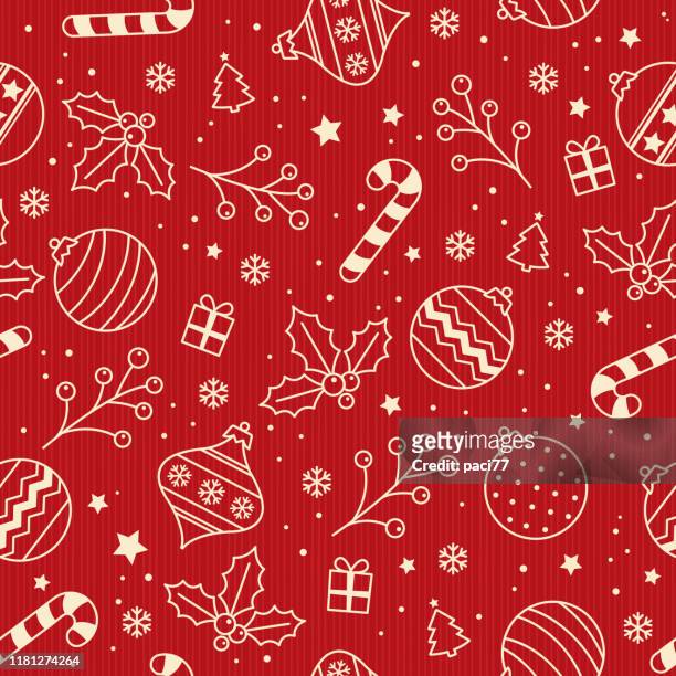 christmas backgrounds, seamless pattern. vector illustration. - christmas stock illustrations
