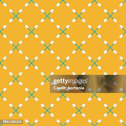 Swab Sample Pattern Cotton Swab Single Use Plastic Pattern High-Res Vector Graphic - Getty ...