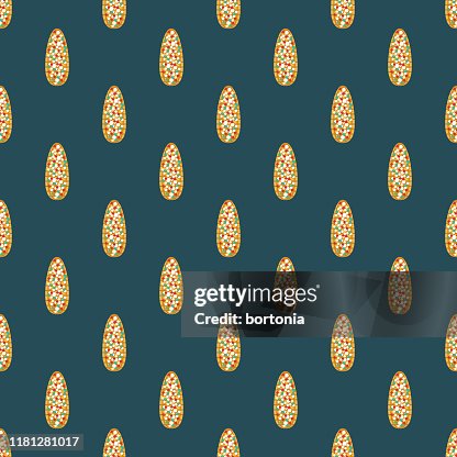 Elote Pattern Mexican Food Pattern Elotes High-Res Vector Graphic - Getty Images