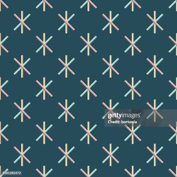 straws single use plastic pattern - plastic straw stock illustrations