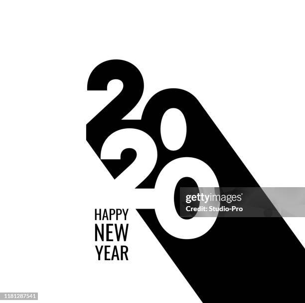 stockillustraties, clipart, cartoons en iconen met happy new year 2020 achtergrond voor uw kerst - 2019 2020 calendar