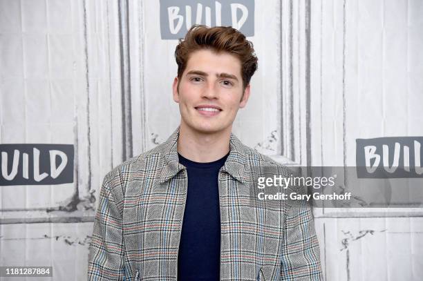 Actor Gregg Sulkin visits the Build Series to discuss the Christmas film “A Cinderella Story: Christmas Wish” at Build Studio on October 15, 2019 in...