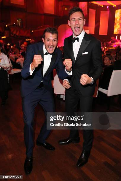 Jan Frodeno, Iron Man winner 2019 and Niklas Kaul during the German Sports Media Ball at Alte Oper on November 9, 2019 in Frankfurt am Main, Germany.