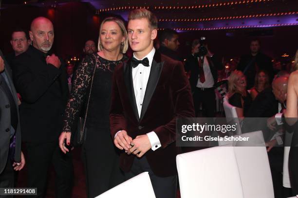 Sabine Kehm and Mick Schumacher during the German Sports Media Ball at Alte Oper on November 9, 2019 in Frankfurt am Main, Germany.