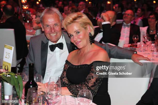 Joerg Wontorra and Susanne Bausch during the German Sports Media Ball at Alte Oper on November 9, 2019 in Frankfurt am Main, Germany.