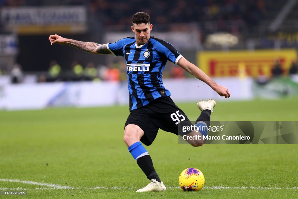 Alessandro Bastoni  of FC Internazionale in action during...