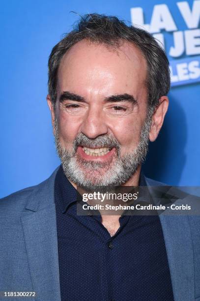 Bruno Solo attends the "La Verite Si Je Mens, Les Debuts!" premiere At cinema le Grand Rex on October 15, 2019 in Paris, France.