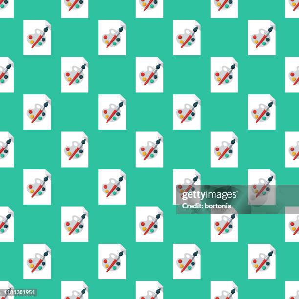 art file type pattern - empty art studio stock illustrations