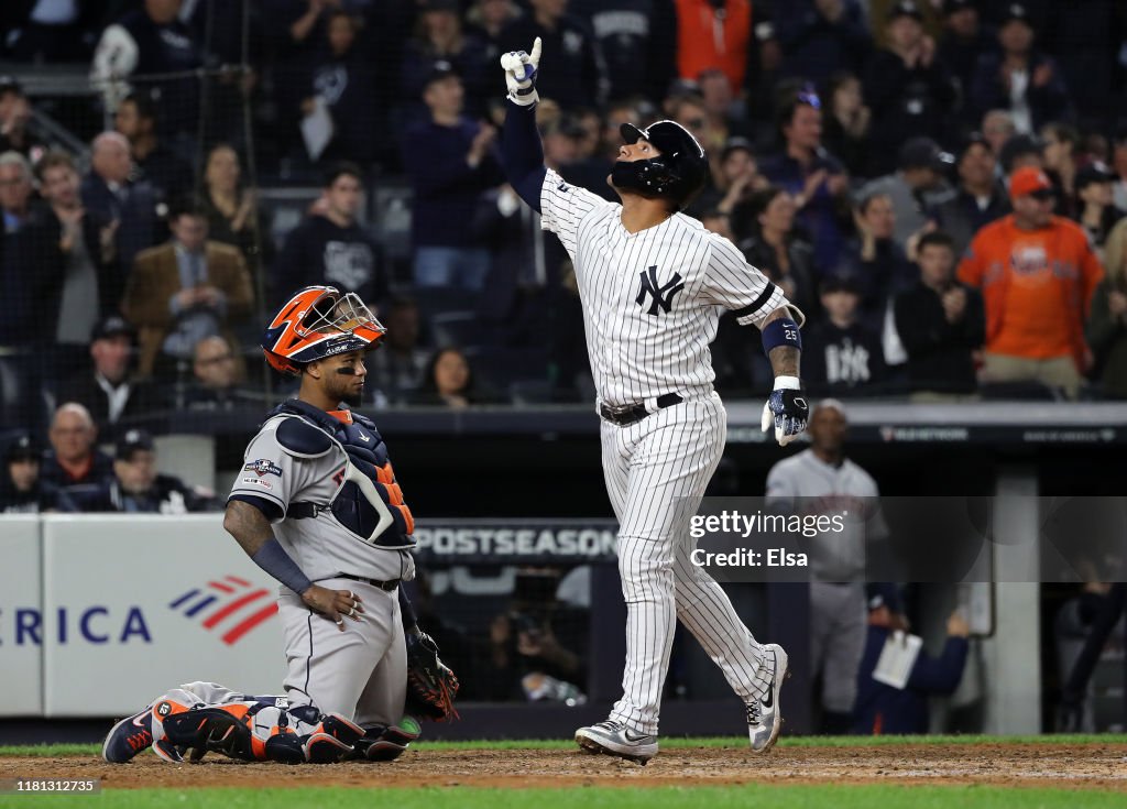 League Championship Series - Houston Astros v New York Yankees - Game Three