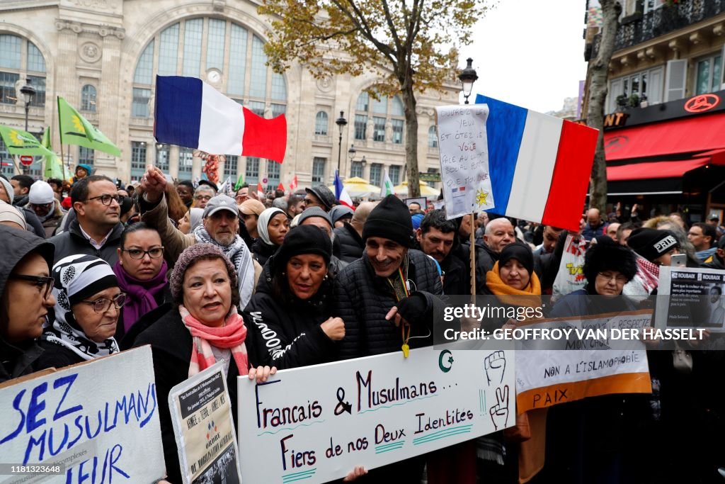 FRANCE-SOCIAL-RELIGION-ISLAM-POLITICS-DEMO