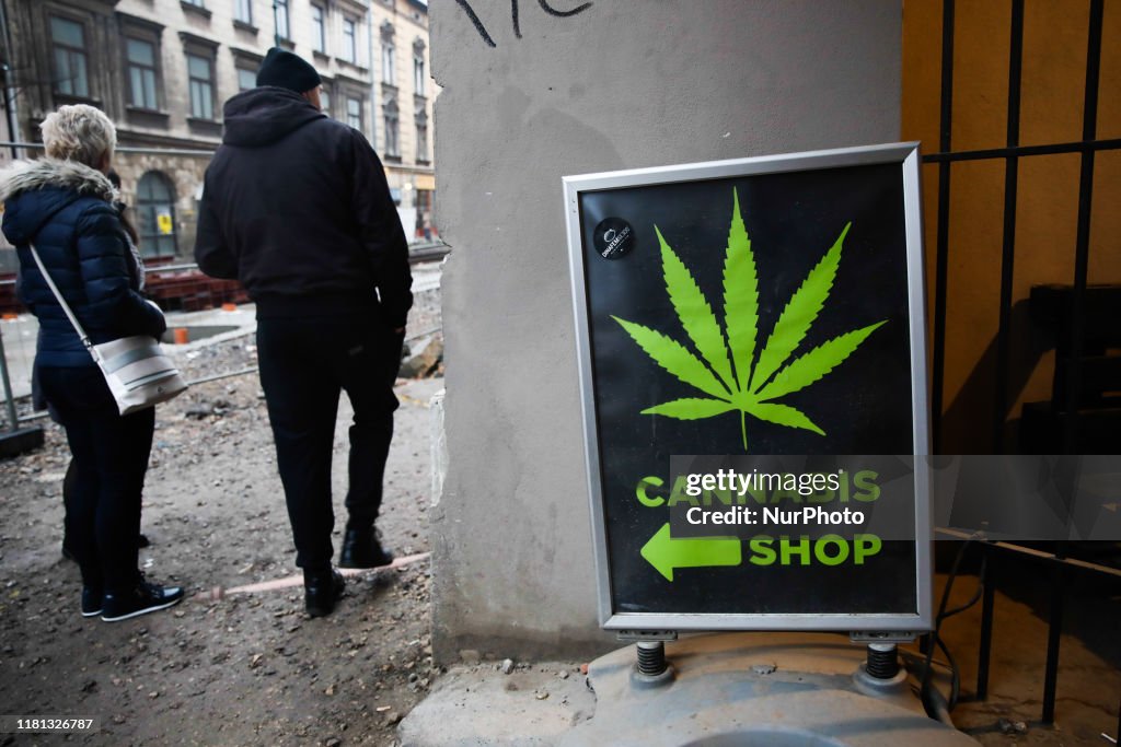 Cannabis Shop In Krakow, Poland