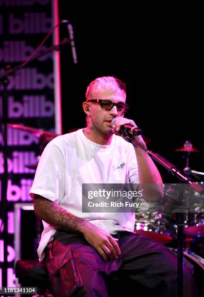 Feid performs onstage during Billboard 2019 Latin Power Players at NeueHouse Hollywood on October 15, 2019 in Los Angeles, California.