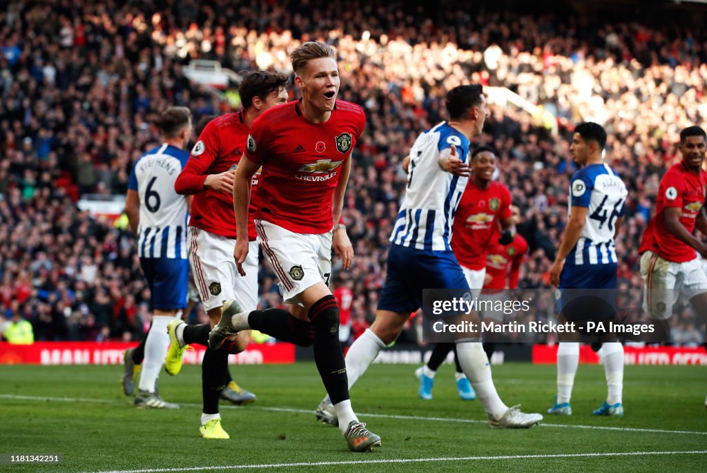 Manchester United v Brighton and Hove Albion - Premier League - Old Trafford