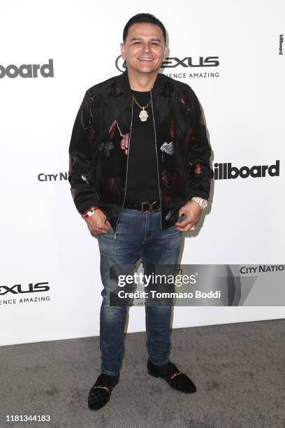 Jimmy Humilde attends the Billboard Latin AMA Fest at NeueHouse Los Angeles on October 15, 2019 in Hollywood, California.